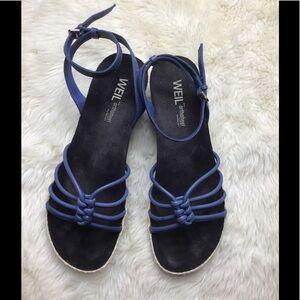 Weil orthaheel serenity leather comfort sandal